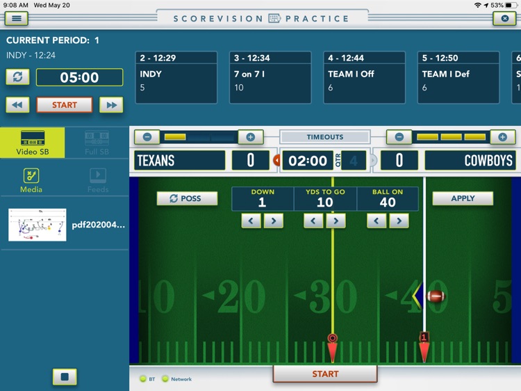ScoreVision Practice FB