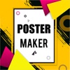 Poster Maker, Flyer design icon
