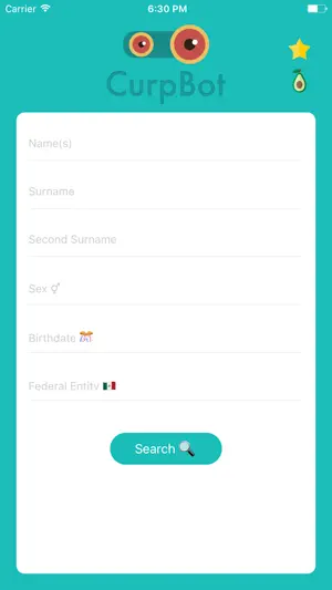 CurpBot - Download your CURP screenshot 1