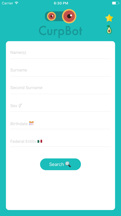 Screenshot #1 pour CurpBot - Download your CURP