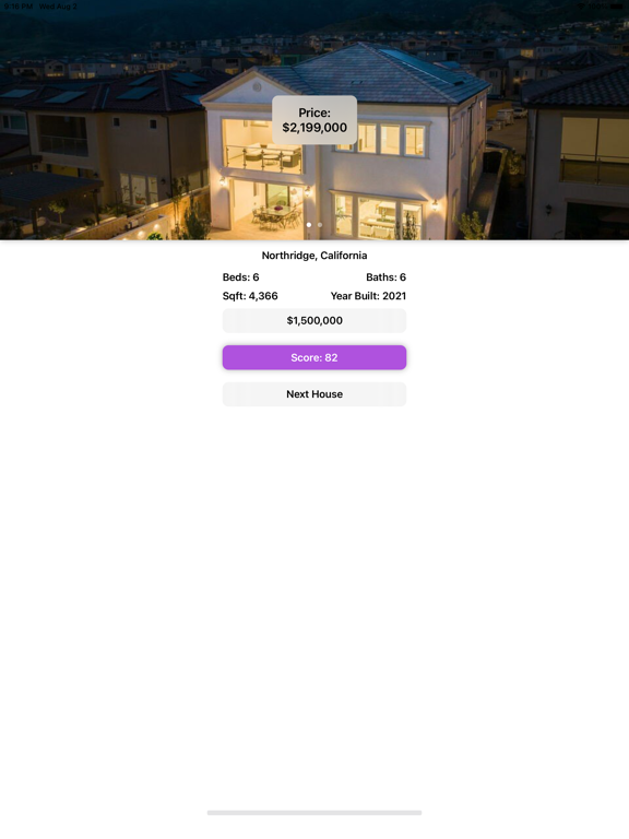 Screenshot #5 pour HousePricer: Guess Home Prices