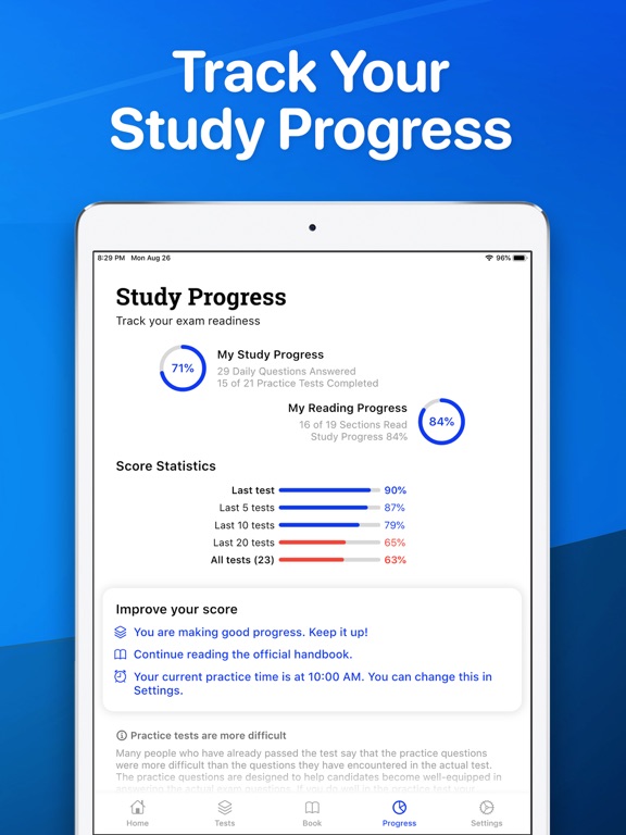 Life in the UK Test Prep 2026 iPad screenshot 4 - Education app