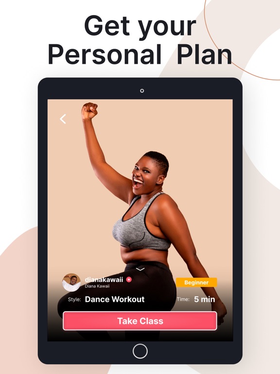 Everdance: Chair Dance Workout iPad screenshot 2 - Health & Fitness app