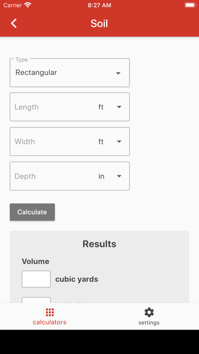 Landscaping Calculator Plus Screenshot