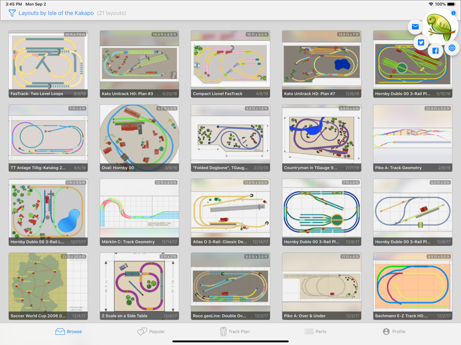 #3. Train Layouts (iOS) Ved: Jan P. Barnholt
