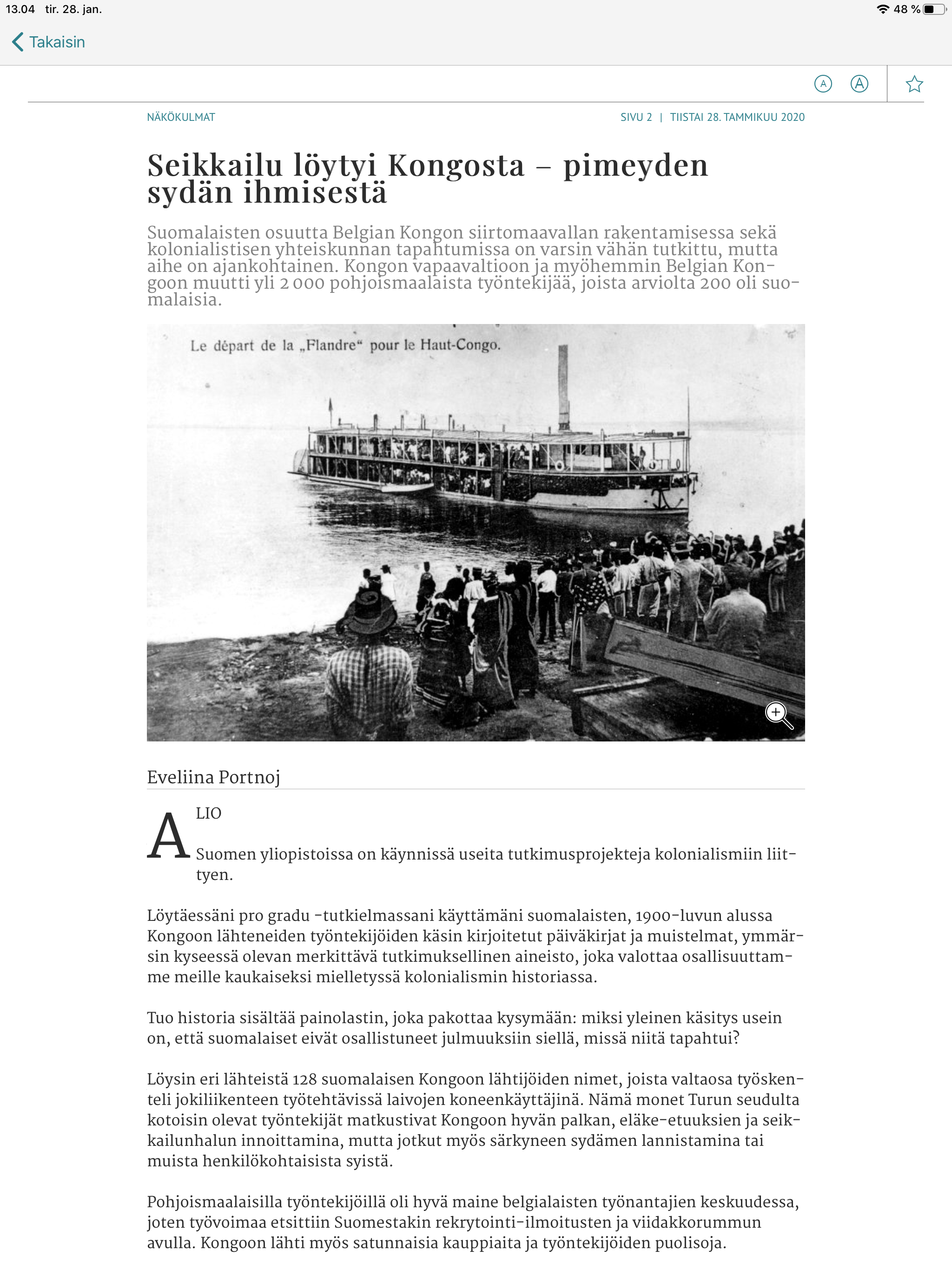 Turun Sanomat näköislehti