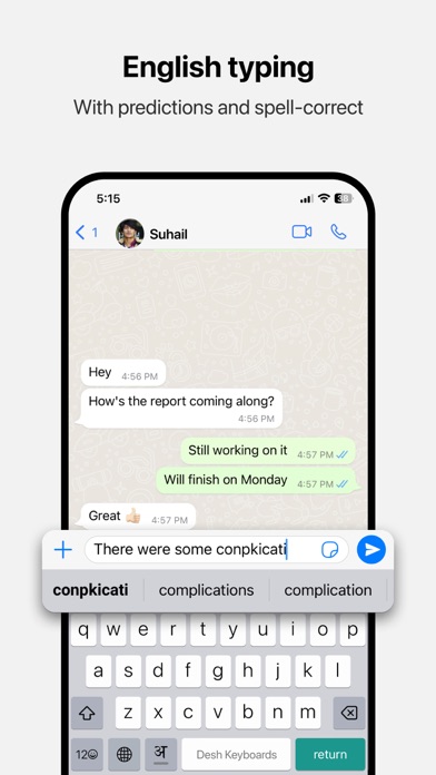 Desh Hindi Keyboard Screenshot