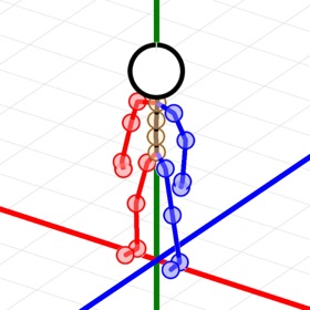 Stick Figure 3D Pose