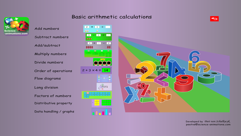 #2. Math Animations-Primary School (iOS) 由: Willie van Schalkwyk