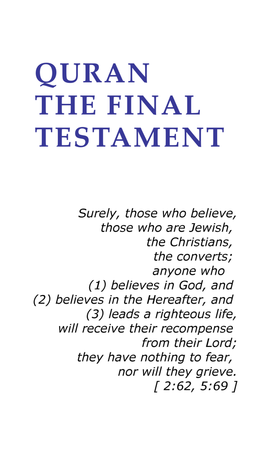 #1. QURAN: THE FINAL TESTAMENT (iOS) 由: International Community of Submitters