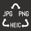 画像変換 - フォーマット変換 JPG/PNG/HEIC
