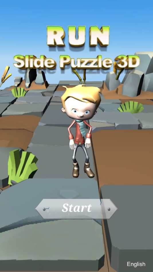 #5. Run - Slide Puzzle 3D (iOS) Podle: ZIROTEK Corp.