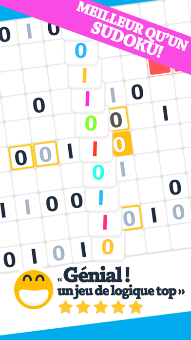 Screenshot #1 pour Puzzle IO - Sudoku Binaire