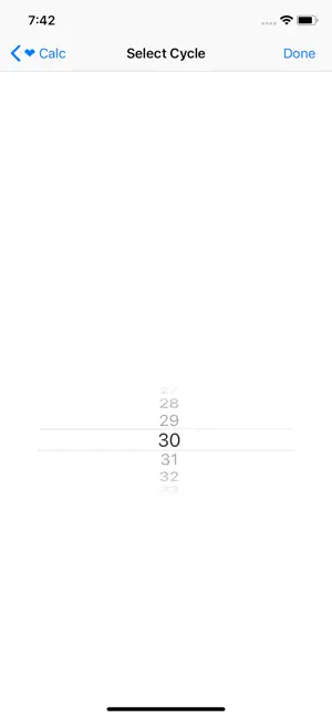 Ovulation calculator (cycle) screenshot 3