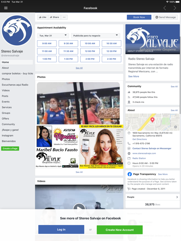 Stereo Salvaje iPad screenshot 4 - Music app