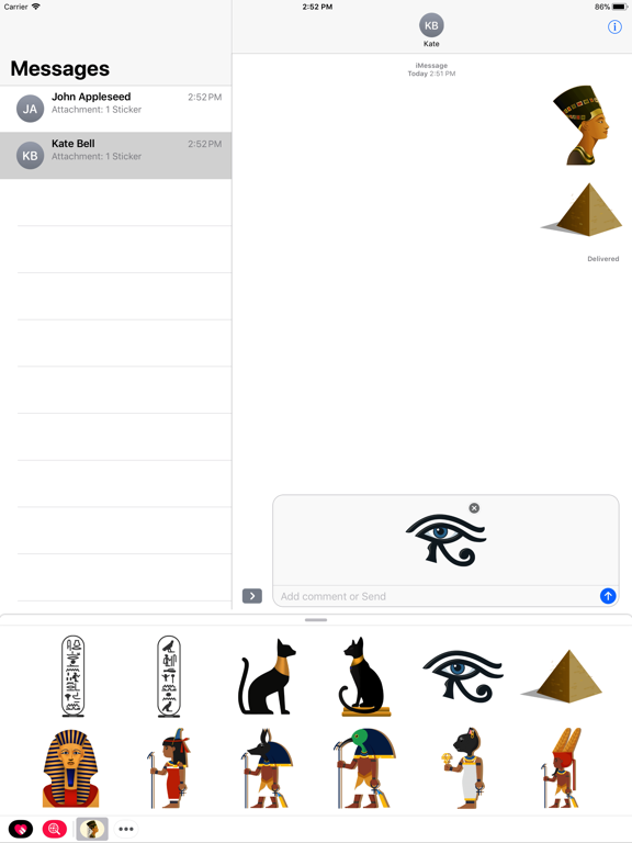 Screenshot #5 pour Egypt Mystery Pyramid Stickers