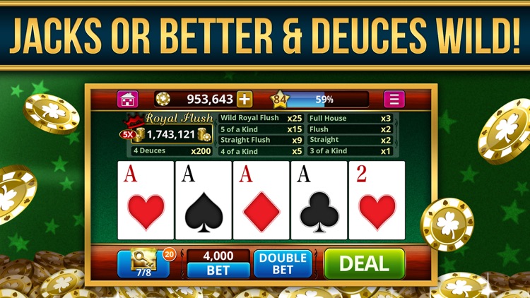 Video Poker Casino Card Games