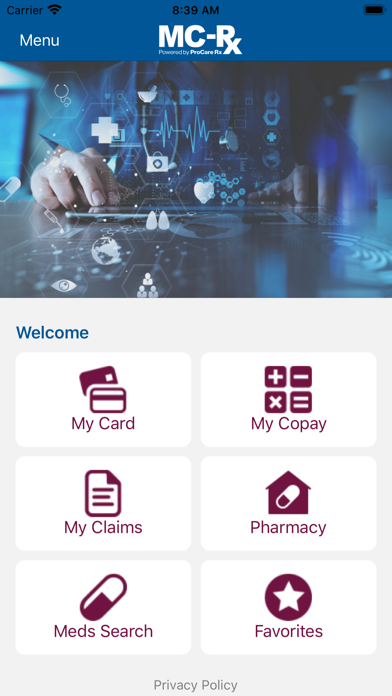 ProCare Rx Member App Screenshot