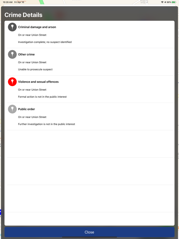Screenshot #5 pour Crime Map Watch UK