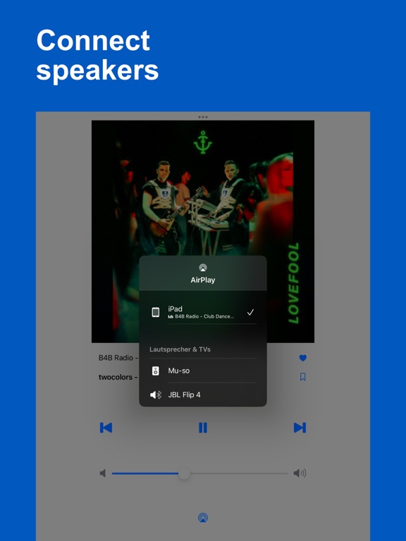 Internet Radio – Web Tuner iPad screenshot 5 - Music app