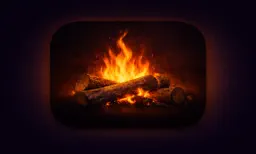 Fire Place: Live in 4k app icon