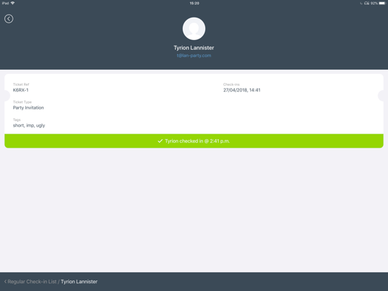 Screenshot #6 pour Tito Check-in