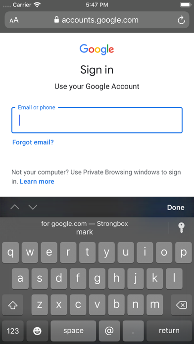 Strongbox - Password Manager Screenshot