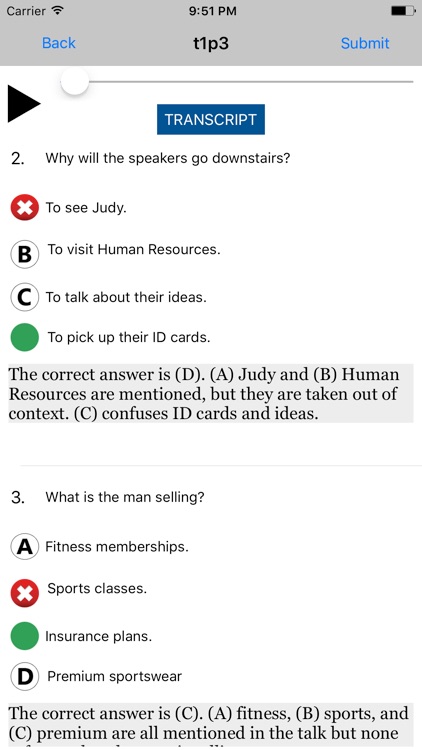 12 complete test TOEIC® Bridge screenshot-3