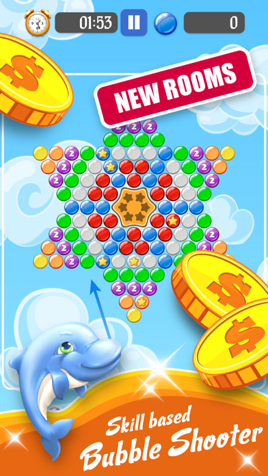 Bubble Shooter With Cash Prize Screenshot