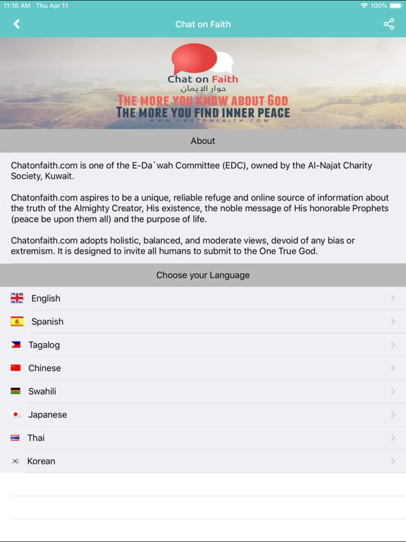 Dawah Cards & Stickers iPad screenshot 8 - Book app
