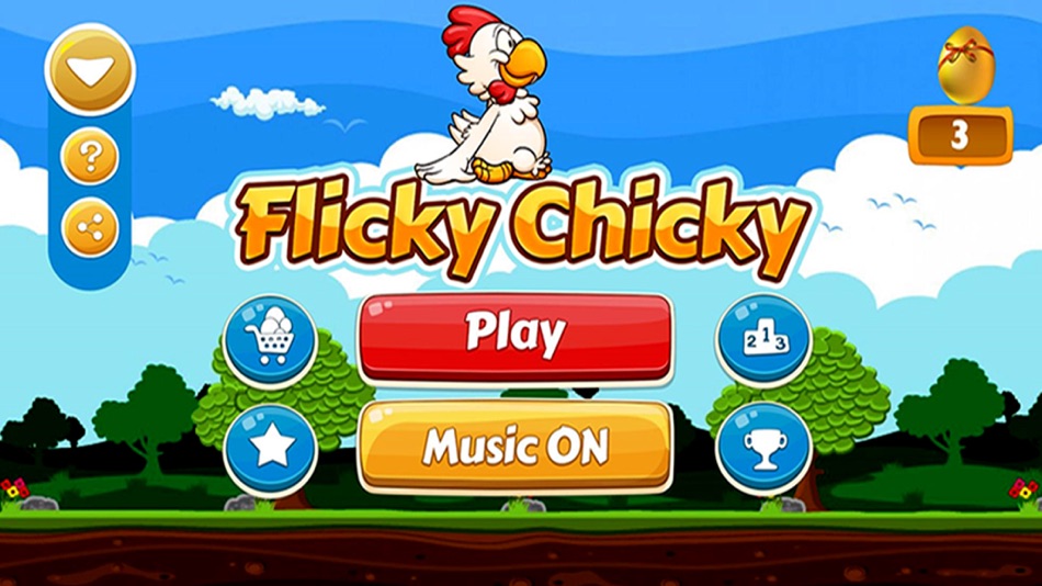 #2. Flicky Chicky: Chicken Run (iOS) โดย: Codematics Services