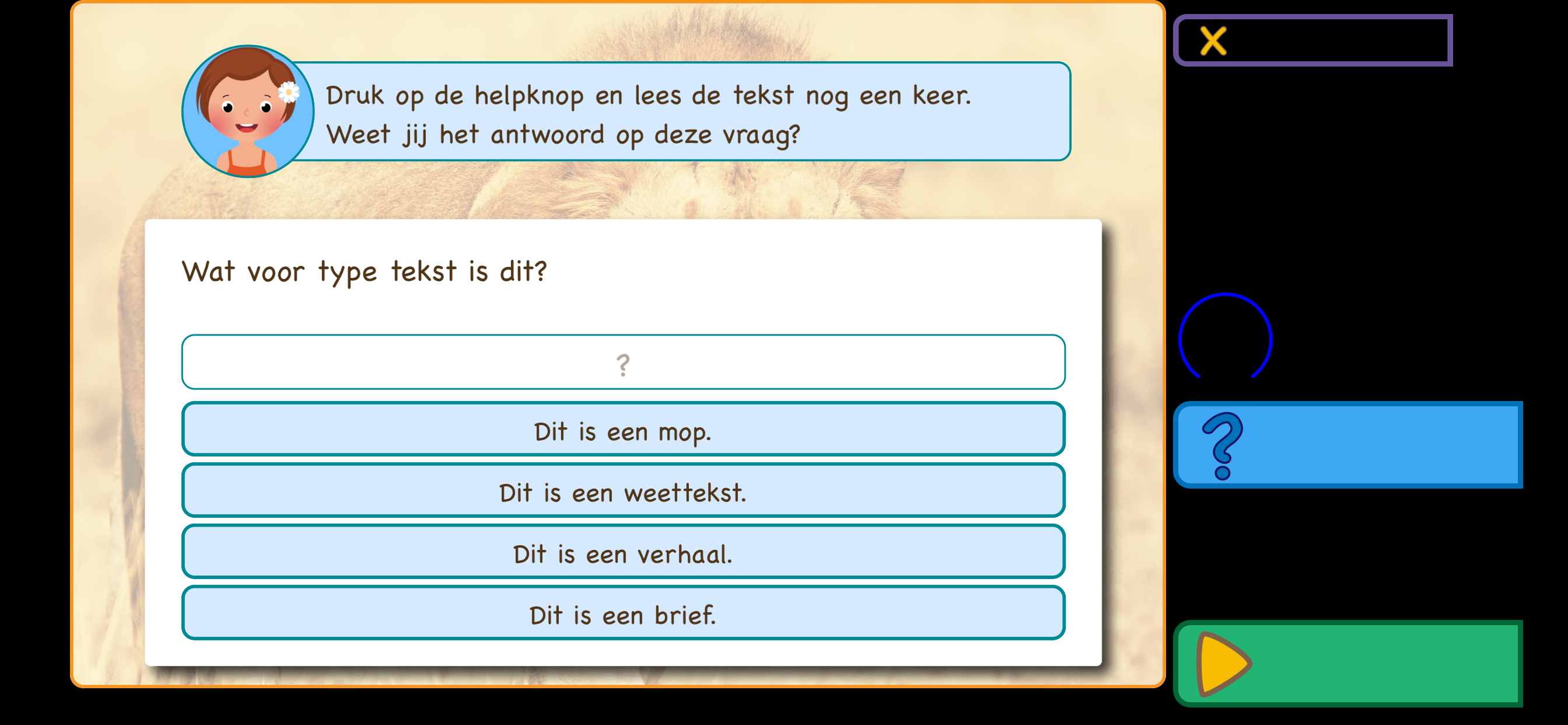 Begrijpend lezen; De savanne screenshot 6