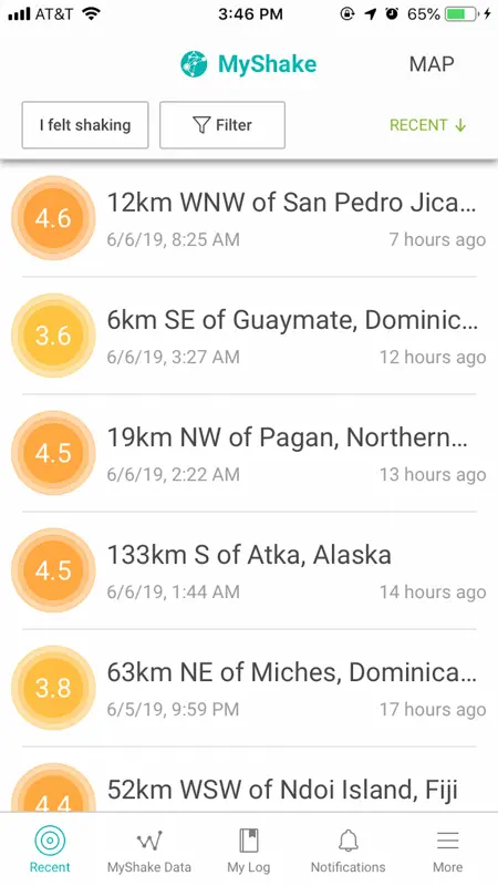 MyShake Earthquake Alerts screenshot 10 of 10