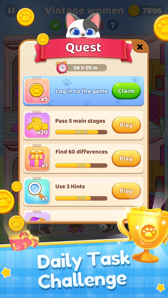 #5. Find the Differences: Spot Fun (iOS) Bởi: Longwind Studio