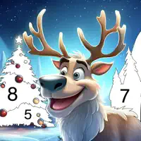 Christmas Color by Number Game