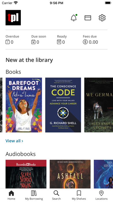Tacoma Public Library Screenshot