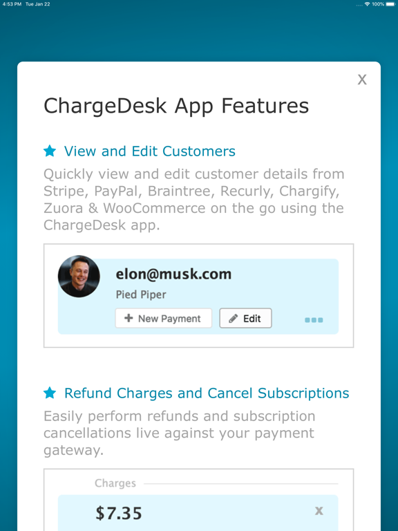Screenshot #5 pour ChargeDesk