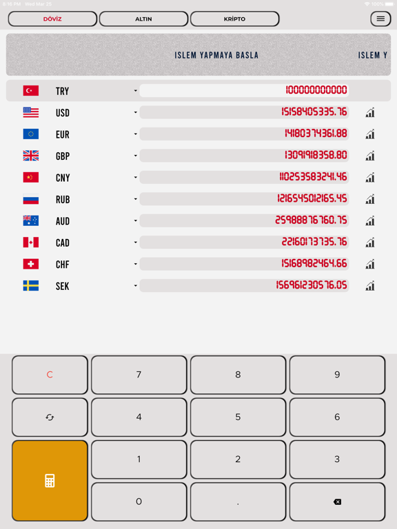 Currency Converter: Calculator iPad screenshot 7 - Finance app