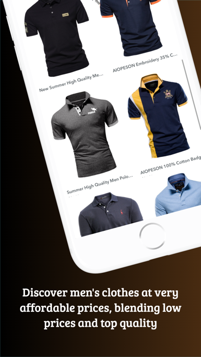 Cheap Men's Clothing Shop Screenshot