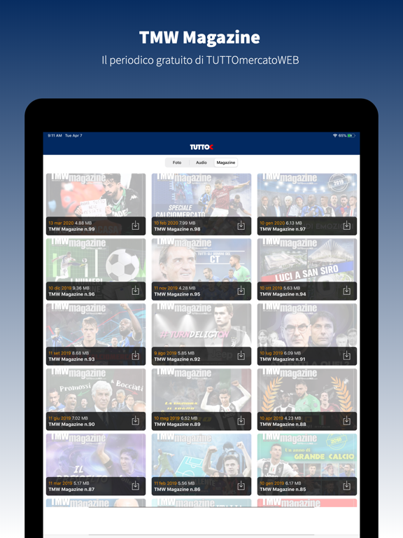 Tutto C iPad screenshot 6 - News app