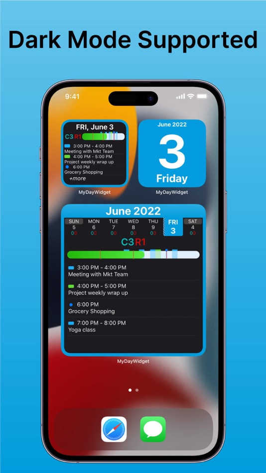 #10. MyDayWidget - Calendar Widgets (macOS) 由: Boonyawat Laongthong