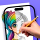 SketchGo: AR Drawing & Paint app icon - Graphics & Design app for iPhone