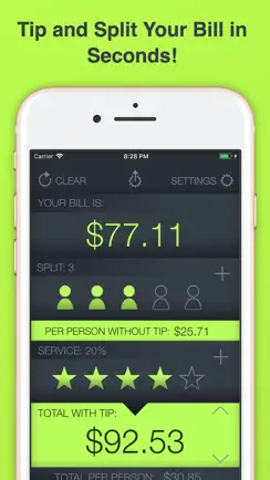 Tip Calculator - Tap Tip Pro iPhone image 1