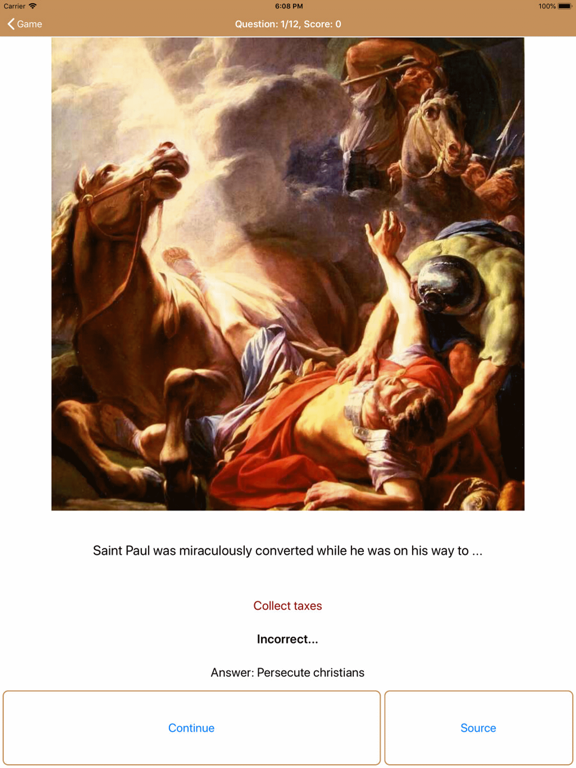 Bible Quiz Images iPad screenshot 4 - Games app