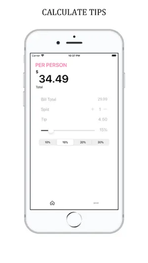 Tip & Split Bills Calculator screenshot 2