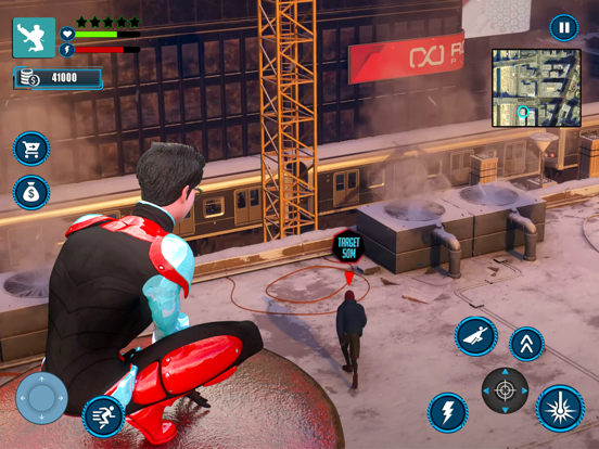 Screenshot #6 pour Amazing Rope Hero Spider Games