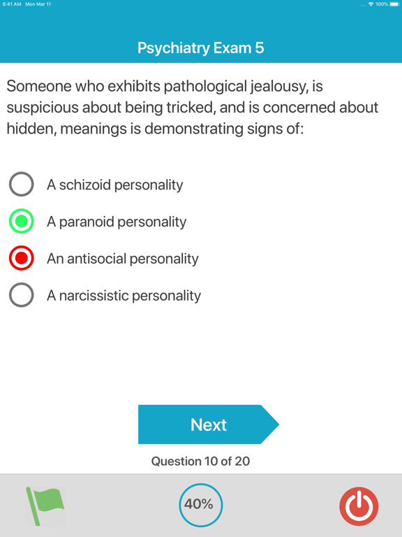 Screenshot #6 pour Psychiatry Exam Preparation