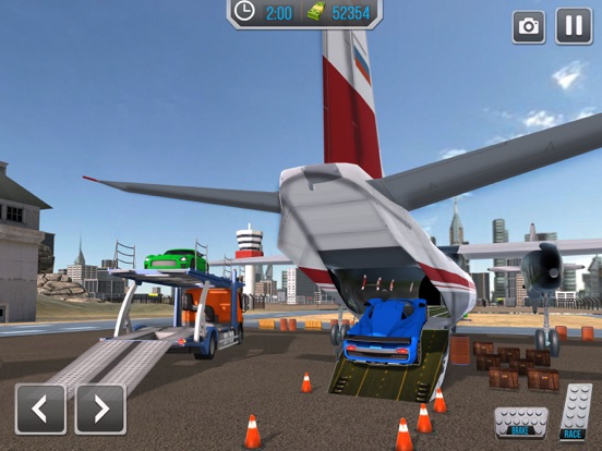 Robot Car Transporter Airplane iPad screenshot