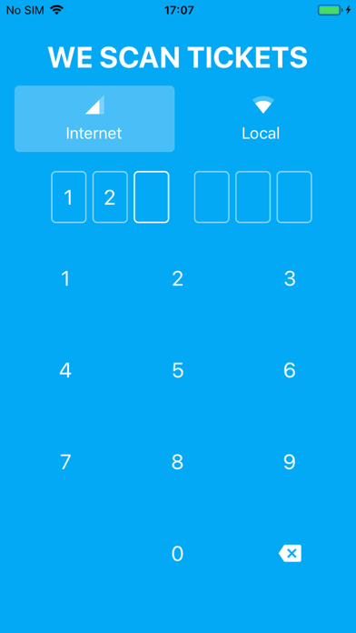 We Scan Tickets app screenshot