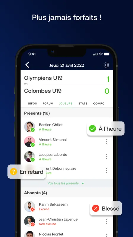 SportEasy - Gestion d’équipe screenshot 3 of 7